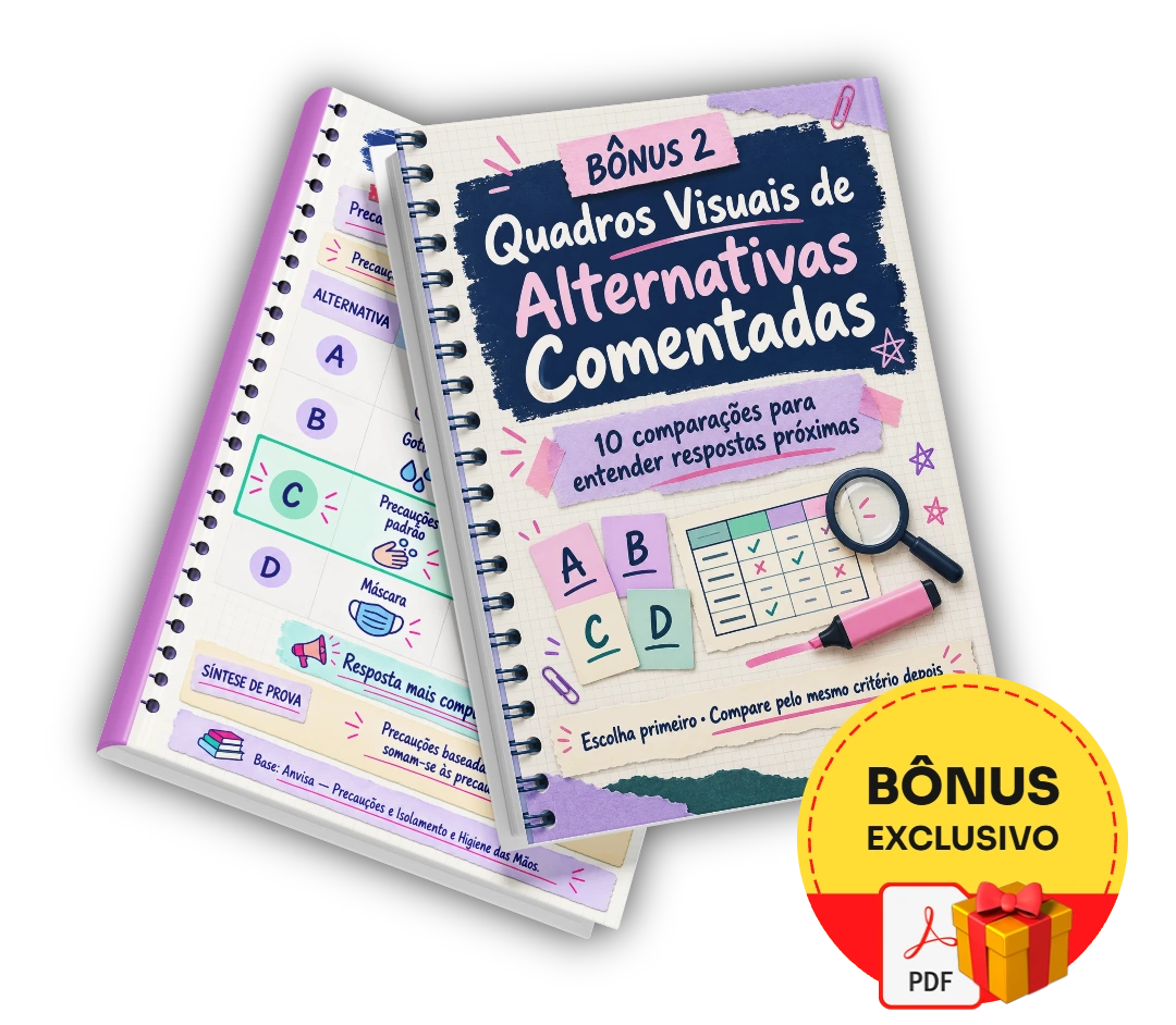 Quadros Visuais de Alternativas Comentadas